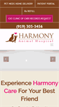 Mobile Screenshot of harmonyanimalhospital.net